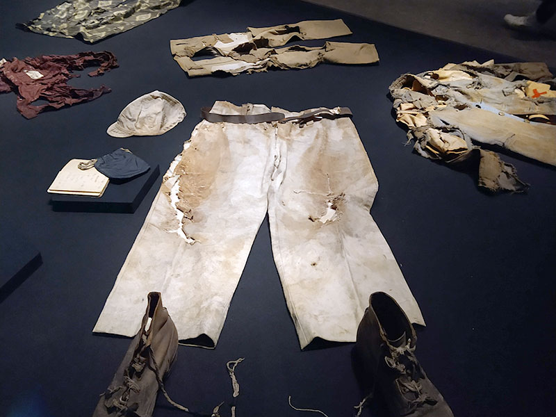 Clothes after the explosion